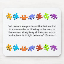 Emerson Quote mousepad