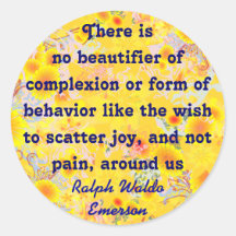 Emerson quote stickers