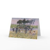 Emile Claus - Picnic Card