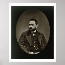 Emile Zola (1840-1902) from 'Galerie Contemporaine Poster