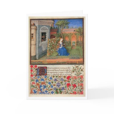 Emilia in the rosegarden cards by Annaart