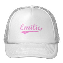 Emilie Classic Style Name Hat