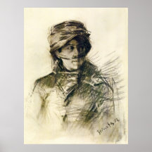 Emilie De Toulouse Lautrec par Toulouse-Lautrec Affiche
