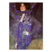 Emilie Floege by: Gustav Klimt Cards