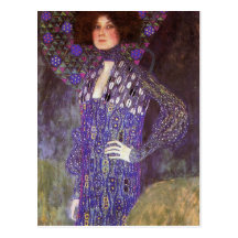 Emilie Floege by: Gustav Klimt Postcards