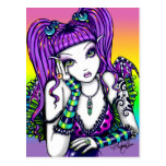 "Emily" Celestial Rainbow Crystal Ball Faery Postcards