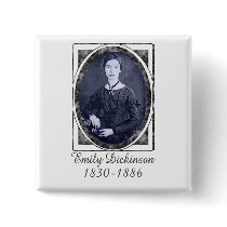Emily Dickinson Pinback Buttons