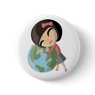 Emily Loves the Earth Pin by ButtermilkBiscuits