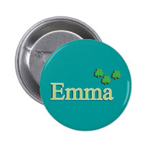 Emma Irish Pinback Buttons