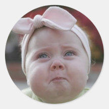 Emma Phantom Round Sticker