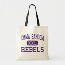 Emma Sansom - Rebels - High - Gadsden Alabama Canvas Bags