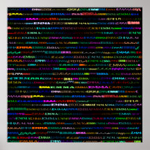 Emma Text Design I Print