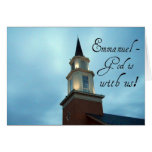 Emmanuel - God is with us! Card