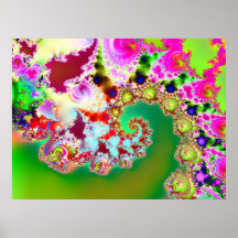 Emma's Garden I · Fractal Art · Goa Poster