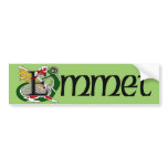 Emmet Celtic Dragon Bumper Sticker bumper stickers