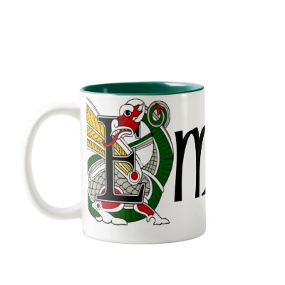 Emmet Celtic Dragon Mug by irishcountry