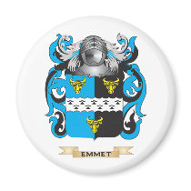 Emmet Coat of Arms Refrigerator Magnets