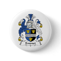 Emmet Family Crest Pins