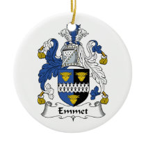 Emmet Family Crest Ornaments