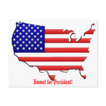 Emmet for President Postcards