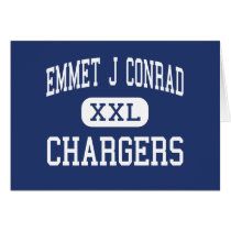 Emmet J Conrad - Chargers - High - Dallas Texas Greeting Card