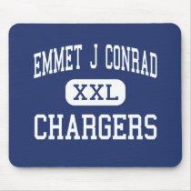Emmet J Conrad - Chargers - High - Dallas Texas Mousepad