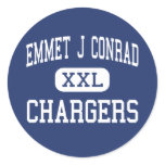 Emmet J Conrad - Chargers - High - Dallas Texas stickers