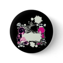 emo deep thoughts vector illustration buttons