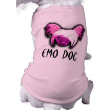 EMO DOG PET T-SHIRT