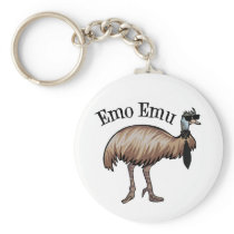 Emo Emu Key Chains