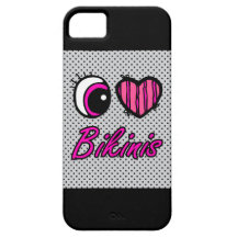 Emo Eye Heart I Love Bikinis