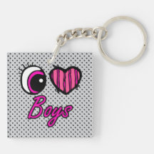 Emo Eye Heart I Love Boys