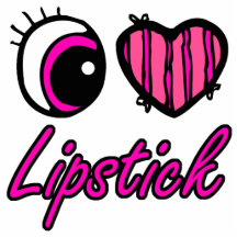 Emo Eye Heart I Love Lipstick Acrylic Cut Outs
