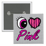 Emo Eye Heart I Love Pink