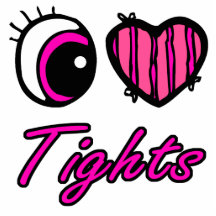 Emo Eye Heart I Love Tights Photo Cut Outs