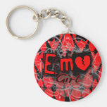 Emo Girl Key Chain