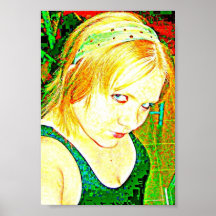 emo girl poster