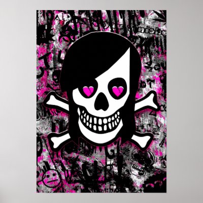 Emo Heart Breaker Print by Artamatik