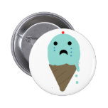 Emo Ice Cream Pinback Button
