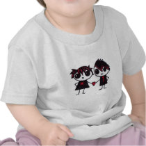 Emo in love tshirt