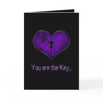 Emo "Key to my Emo Heart" Card
