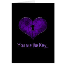Emo "Key to my Emo Heart" Card