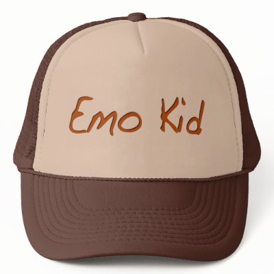 Emo Kid Trucker Hat by worldsfair