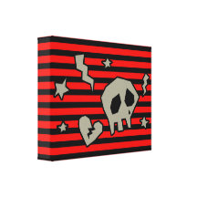 Emo-licious Stretched Canvas Print