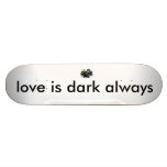 emo love skate board