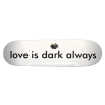 emo love skate board