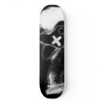 emo love custom skate board