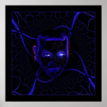 Emo Neon Blue