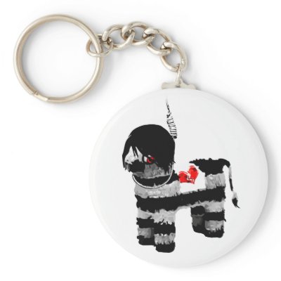 emo pinata key chain by asyrum