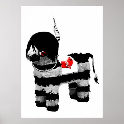 emo pinata print by asyrum
